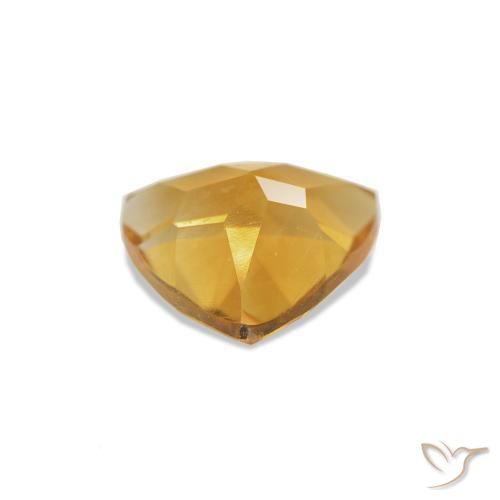Citrino Medium Light Orange-Gold naturale da 0.60 ct, Taglio trillion, VS