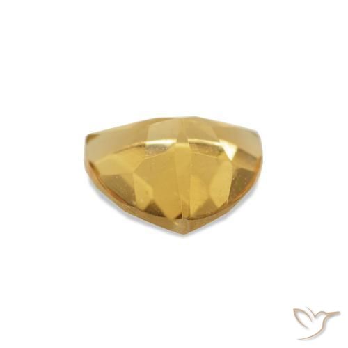 Citrino Arancio chiaro-Oro naturale da 0.56 ct, Taglio trillion, VS