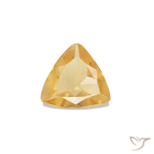0.26ct Arancio chiaro-Oro Citrino, Taglio trillion, VS