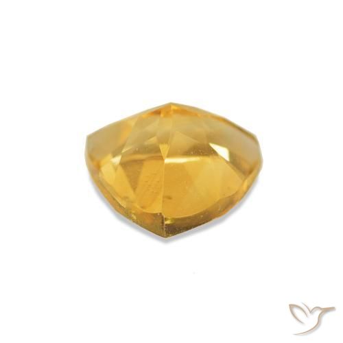 Citrino Oro brillante naturale da 0.64 ct, Taglio trillion, VS-SI