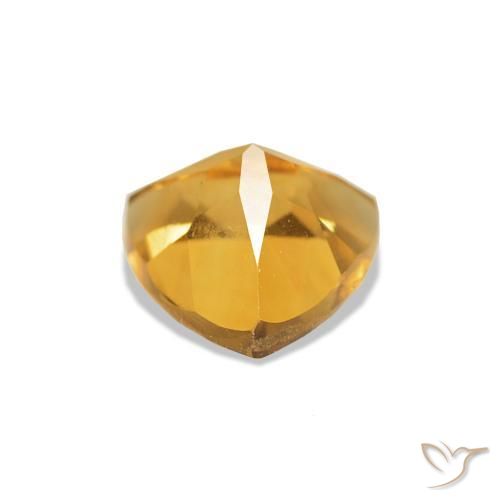 Citrino Oro brillante naturale da 0.73 ct, Taglio trillion, VS