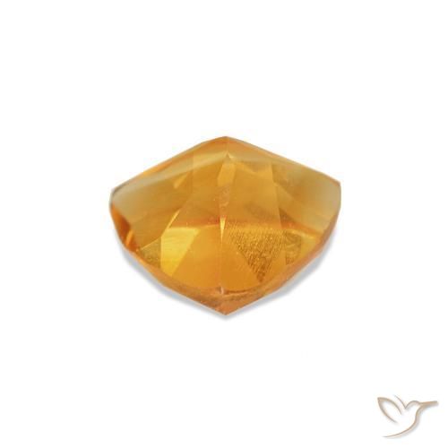 Citrino Arancio Medio naturale da 0.67 ct, Taglio trillion, VS