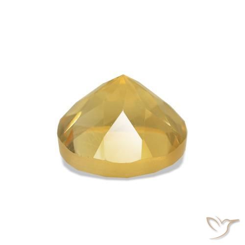Citrino Oro chiaro naturale da 1.09 ct, Taglio rotondo, VS