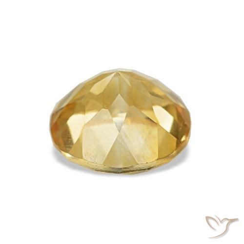 Citrino Oro naturale da 1.27 ct, Taglio rotondo, VS