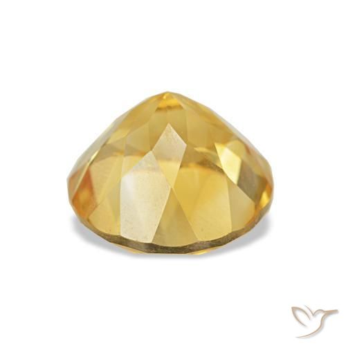 Citrino Giallo intenso naturale da 1.90 ct, Taglio rotondo, VS