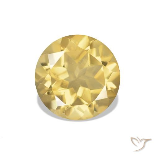 1.14ct Giallo Toscana Citrino, Rotondo, VVS