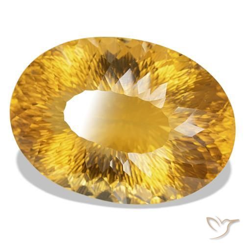 Citrino Dorato scuro naturale da 334.12 ct, Taglio ovale, IF