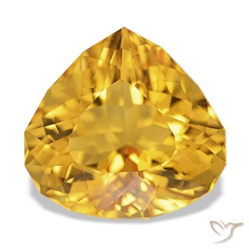 Citrino Arancio-Oro naturale da 6.33 ct, Forma a pera, VVS