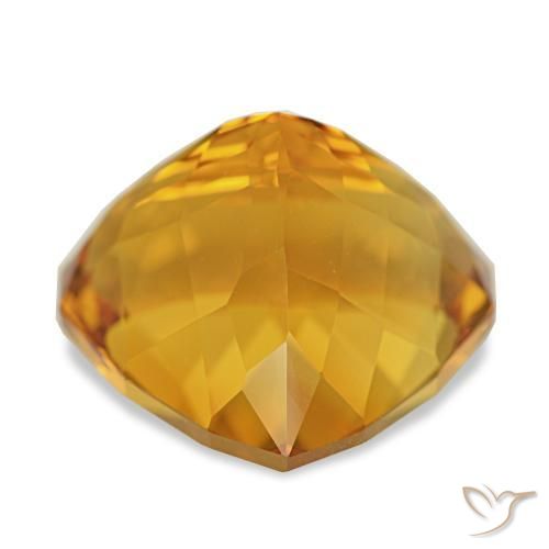 Citrino Arancio intenso-OroG naturale da 14.77 ct, Forma a pera, VVS