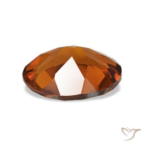 Citrino Arancione scuro naturale da 1.32 ct, Taglio ovale, VS