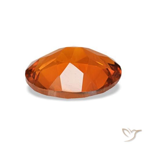 Citrino Arancione rossastra naturale da 1.42 ct, Taglio ovale, VS