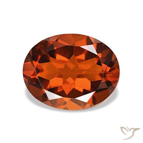 Citrino Arancione scuro naturale da 1.78 ct, Taglio ovale, VS-SI