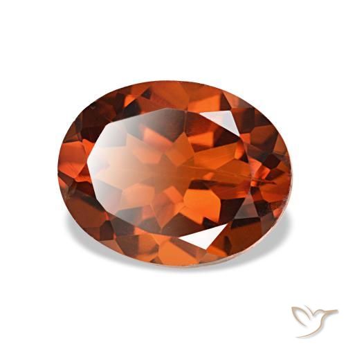 Citrino Arancione scuro naturale da 1.78 ct, Taglio ovale, VS-SI