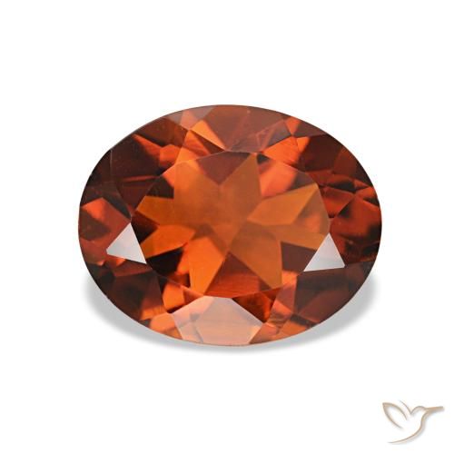 1.68ct Arancione Ambra Citrino, Ovale, VS-SI