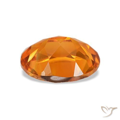 Citrino Arancione scuro naturale da 1.65 ct, Taglio ovale, VS