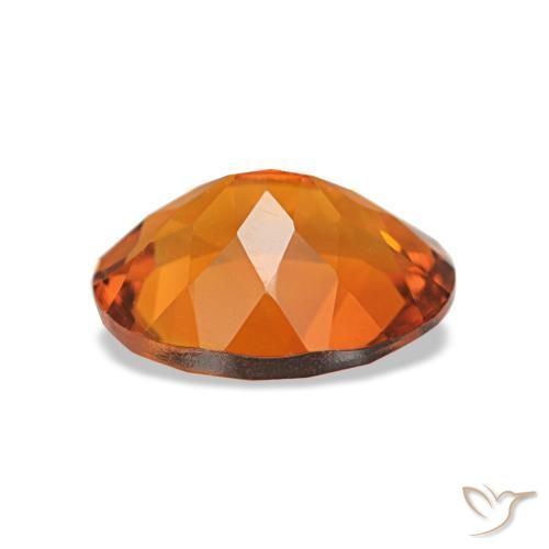 Citrino Medium Dark-Orange naturale da 1.53 ct, Taglio ovale, VVS