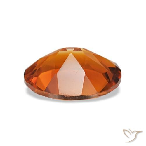 Citrino Medium Dark-Orange naturale da 1.50 ct, Taglio ovale, VVS-VS