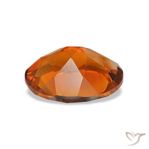 Citrino Arancio Medio naturale da 1.49 ct, Taglio ovale, VVS-VS