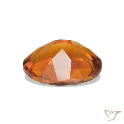 Citrino Arancio Medio naturale da 1.53 ct, Taglio ovale, VVS