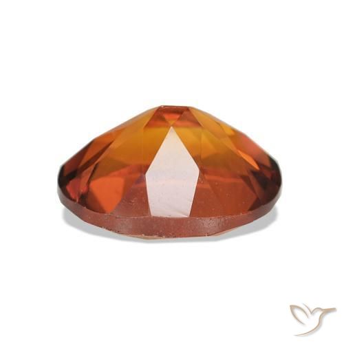 Citrino arancio medio naturale da 1,69 ct, taglio ovale, VVS