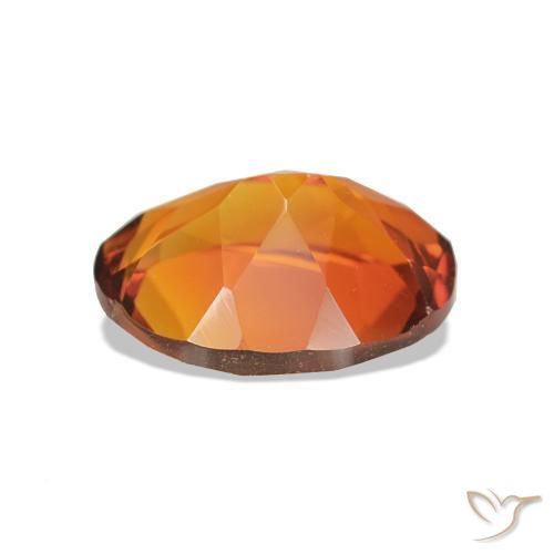 Citrino Arancione scuro naturale da 1.55 ct, Taglio ovale, VVS
