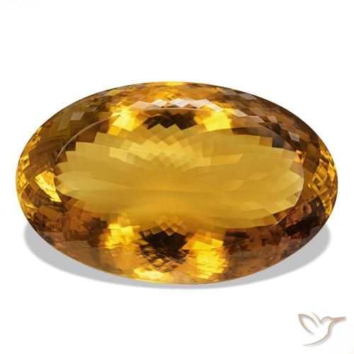 Citrino Marrone dorato naturale da 544.20 ct, Taglio ovale, IF