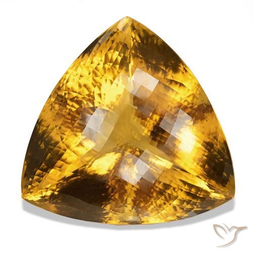 551.04ct Marrone dorato Citrino, Taglio trillion, IF