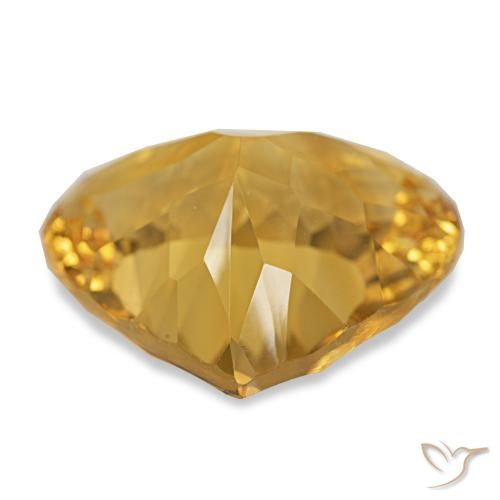Citrino Arancio dorato naturale da 12.50 ct, Forma a pera, VVS