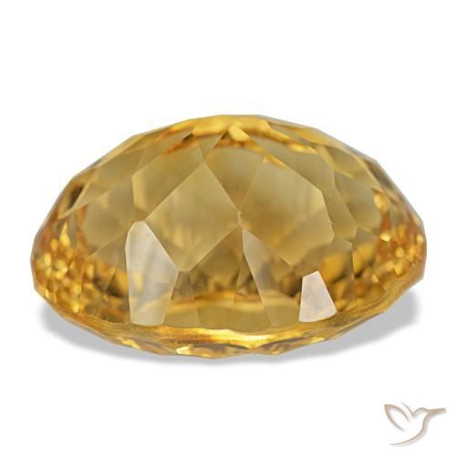 Citrino Dorato naturale da 22.18 ct, Taglio ovale, VVS-VS