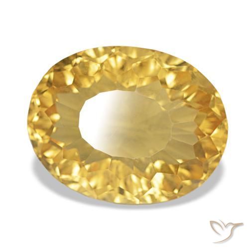 Citrino Oro naturale da 11.11 ct, Taglio ovale, VVS