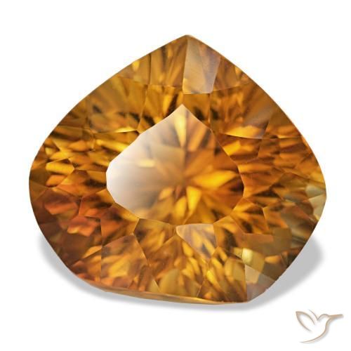 Citrino Marrone arancio naturale da 14.32 ct, Forma fantasia, VS