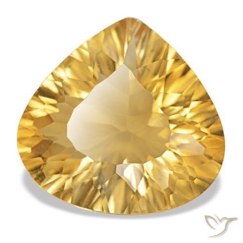 Citrino Oro naturale da 11.94 ct, Forma a pera, VS