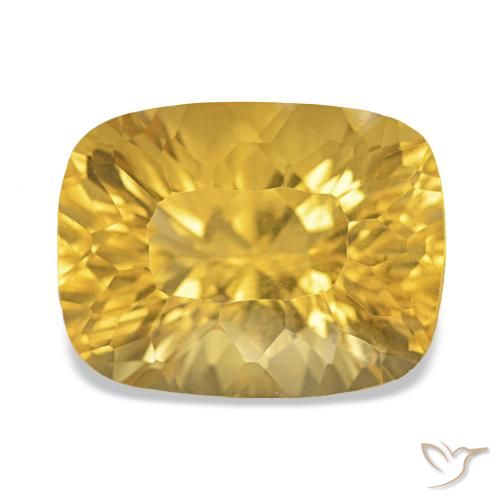 Citrino Oro medio naturale da 10.40 ct, Taglio a cuscino, VS