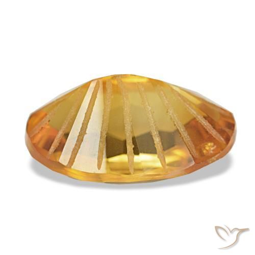 Citrino Arancio intenso-OroG naturale da 9.31 ct, Taglio ovale, VS-SI