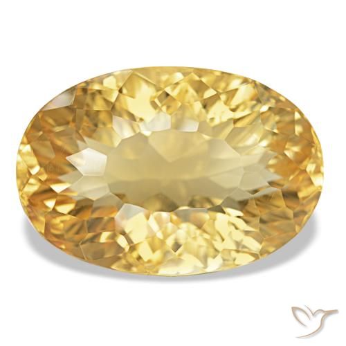 18.74ct Oro medio Citrino, Ovale, VVS
