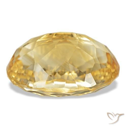 Citrino Oro medio naturale da 18.74 ct, Taglio ovale, VVS