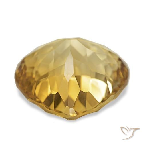 Citrino Giallo chiaro naturale da 12.31 ct, Forma a pera, VVS