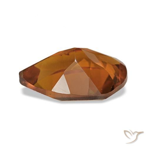 Citrino Medium Dark-Orange naturale da 1.61 ct, Forma a pera, VVS