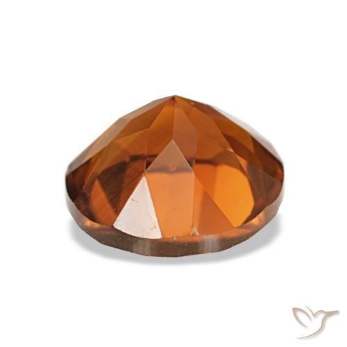Citrino Arancione scuro naturale da 1.84 ct, Taglio rotondo, VVS