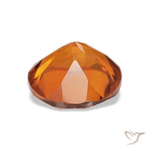 Citrino Arancio Medio naturale da 1.73 ct, Taglio rotondo, VVS