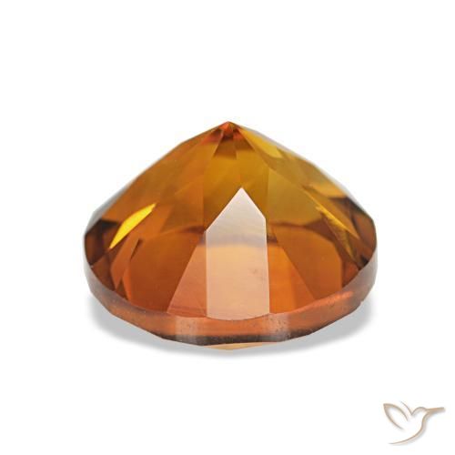 Citrino Arancio Medio naturale da 2.01 ct, Taglio rotondo, VVS-VS