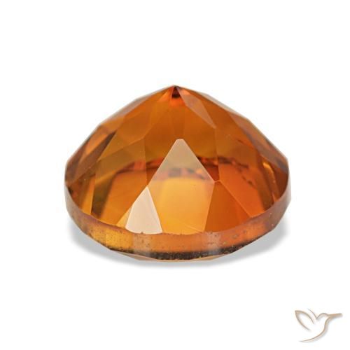 Citrino Arancione scuro naturale da 2.19 ct, Taglio rotondo, VS