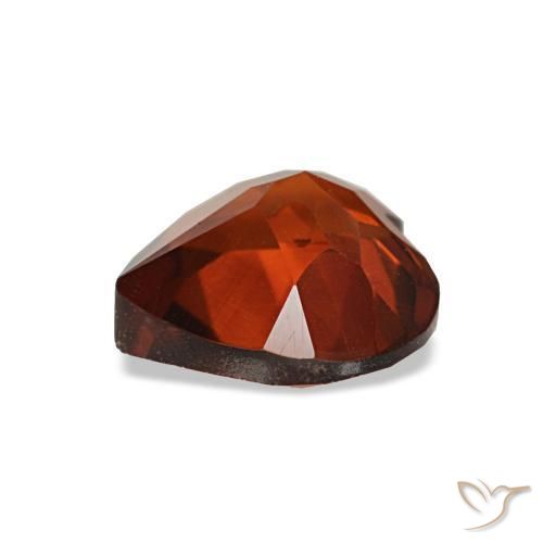 Citrino Arancione scuro naturale da 1.04 ct, A forma di cuore, VS