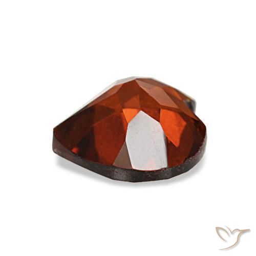 Citrino Arancione scuro naturale da 1.08 ct, A forma di cuore, VS