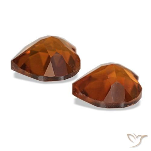 Gemme di Citrino Arancio Medio naturale da 2,14 ct, A forma di cuore, VS