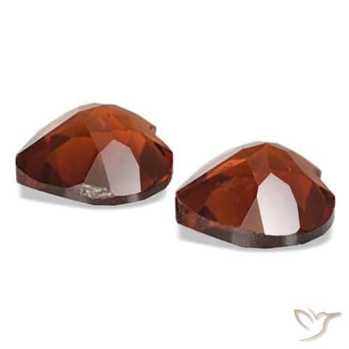 Gemme di Citrino Arancione scuro naturale da 2.04 ct, A forma di cuore, VVS