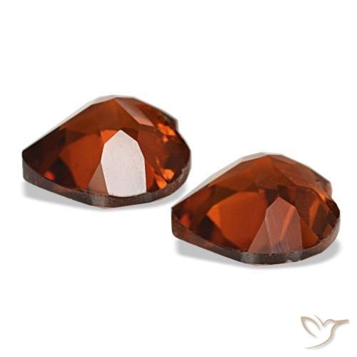Gemme di Citrino Arancione scuro naturale da 2,11 ct, A forma di cuore, VS