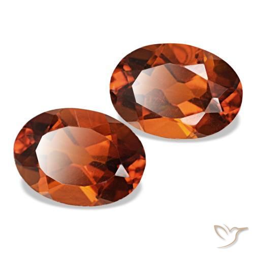 Gemme di Citrino Arancione scuro naturale da 1.35 ct, Taglio ovale, VS
