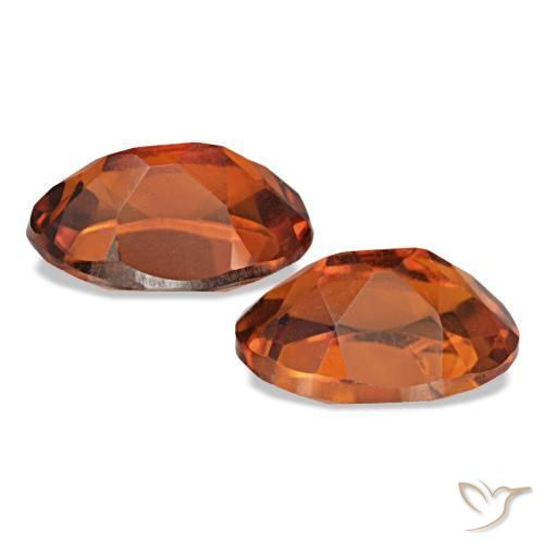 Gemme di Citrino Arancione scuro naturale da 1.35 ct, Taglio ovale, VS