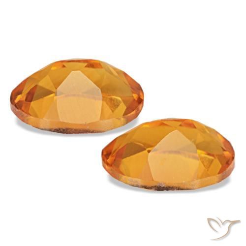 Gemme di Citrino Marrone arancio naturale da 1.58 ct, Taglio ovale, VS